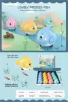 TF06884 moe funny press caminar juguete de pescado sin batería auto deslizamiento niños puzzle juguete suave moe forma de dibujos animados bebé juguetes interactivos Specification image